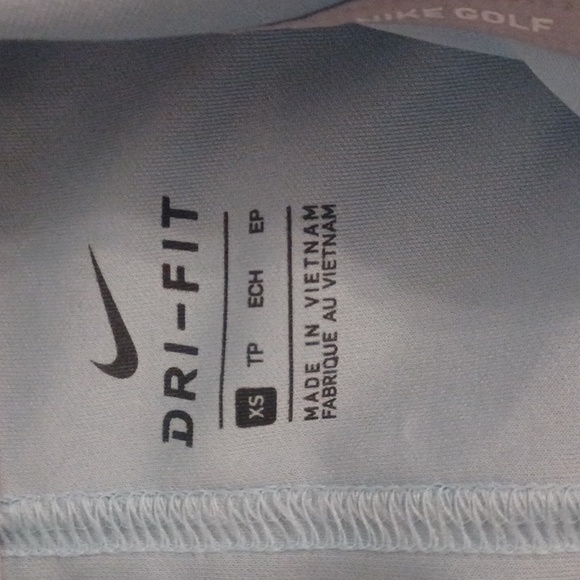 Bundle Two Golf/Fitness tops. Blue/green w/cream accents and light blue. - Picture 7 of 7